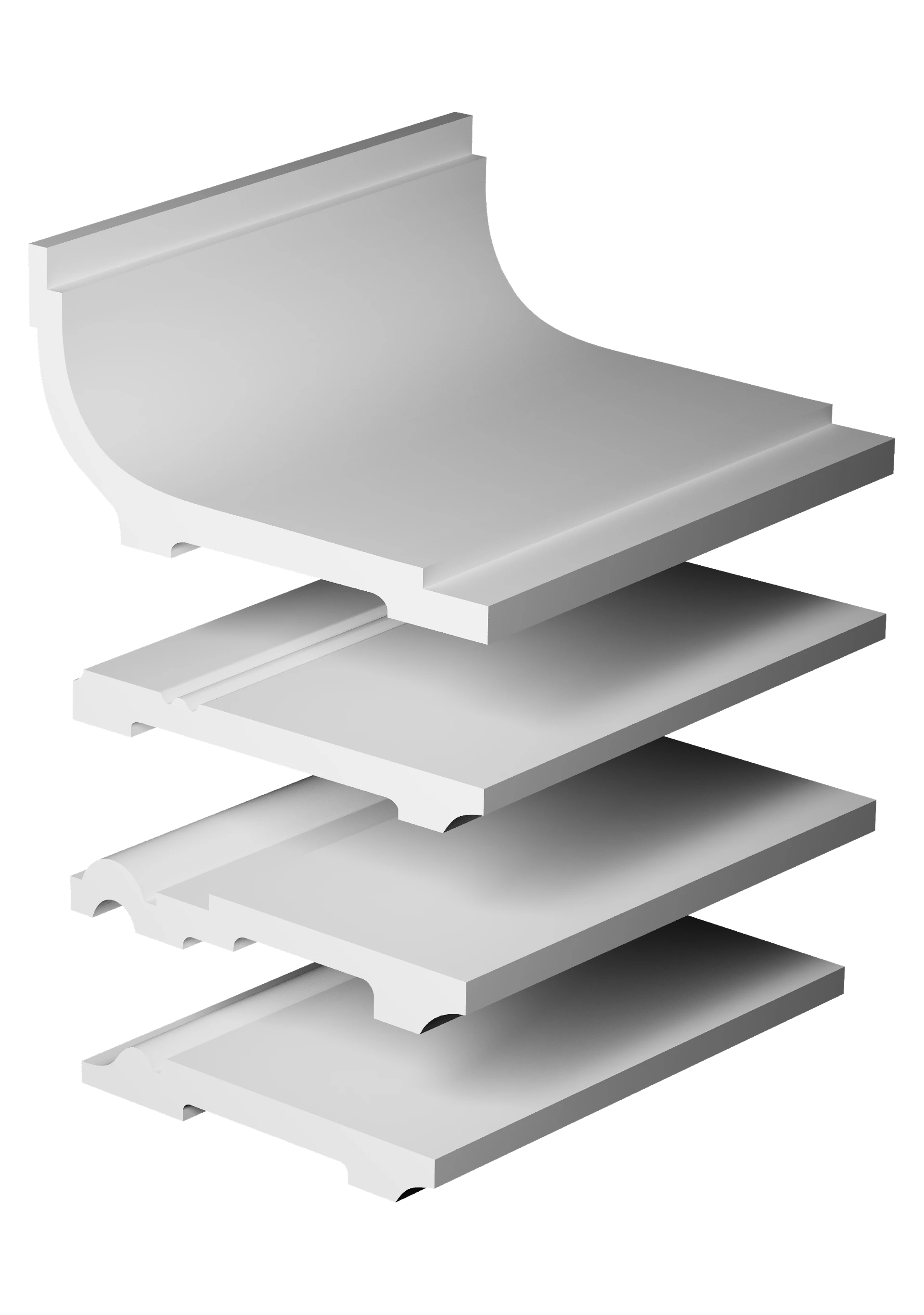 Комбинации элементов лепнины