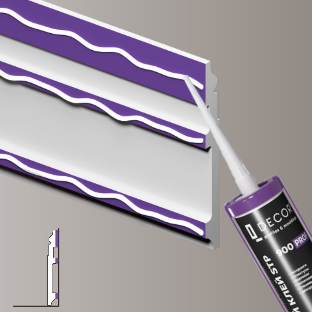 Монтажный клей Q Decor STP 900 PROF