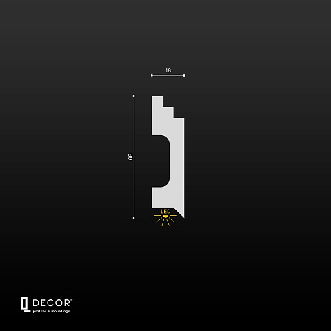 Молдинг Q Decor BX088L